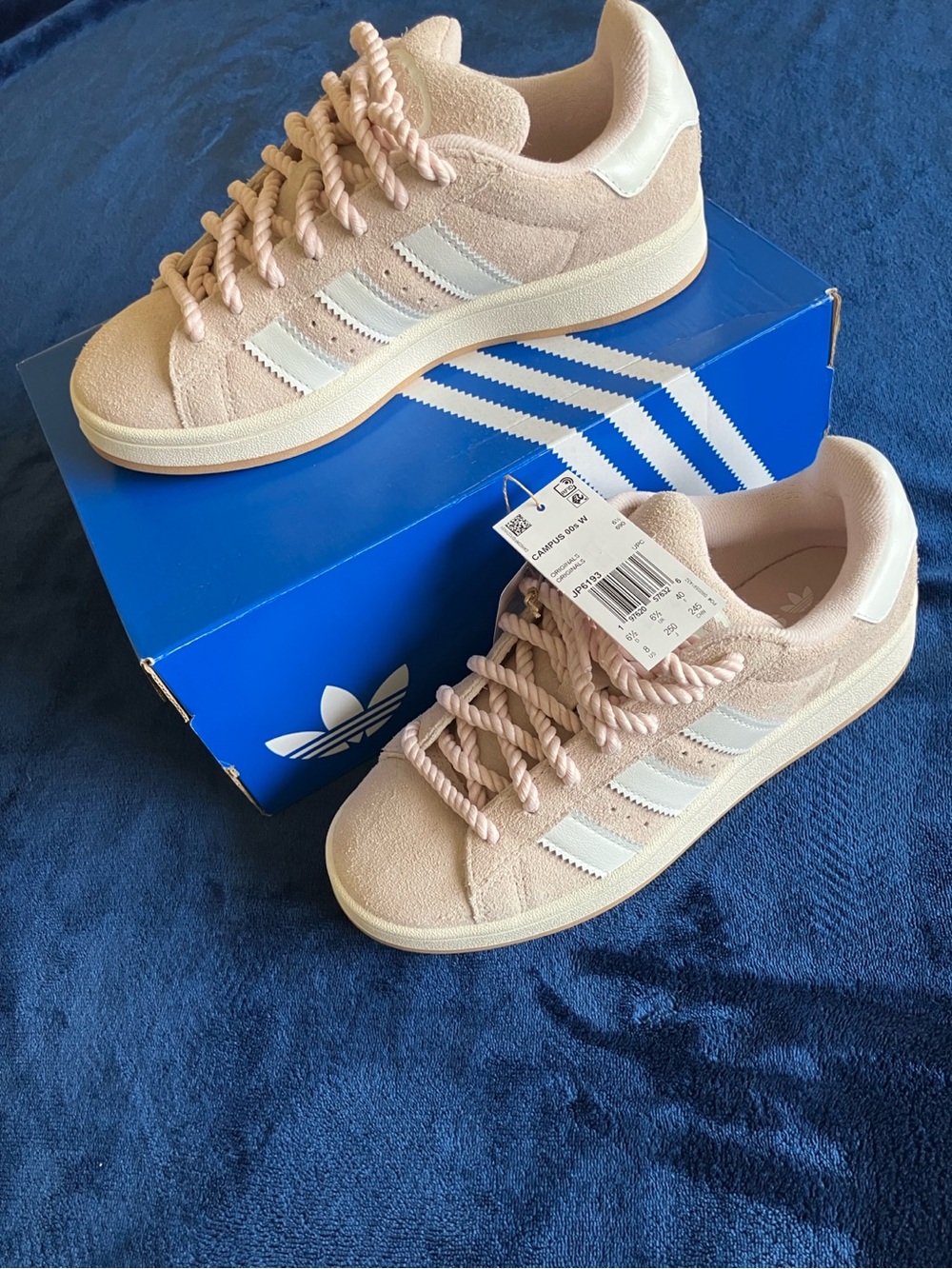 Adidas Campus 00s W Pink Suede Rope Lace Sneakers NWT Size | W/8